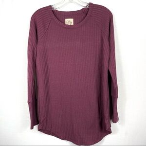 CHASER Thermal Long Sleeve Button Cuff Shirt Med